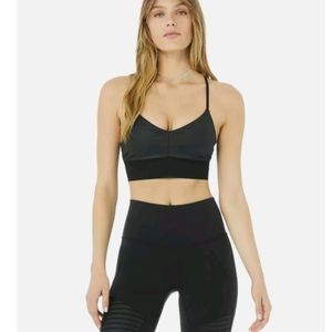 ALO YOGA LAVISH BRA L NWT